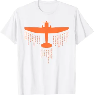 | Phonetic Alphabet T-Shirt for Pilots & Aviation Enthusiasts - Blue, Short Sleeve, Classic Fit, Adult, Unisex