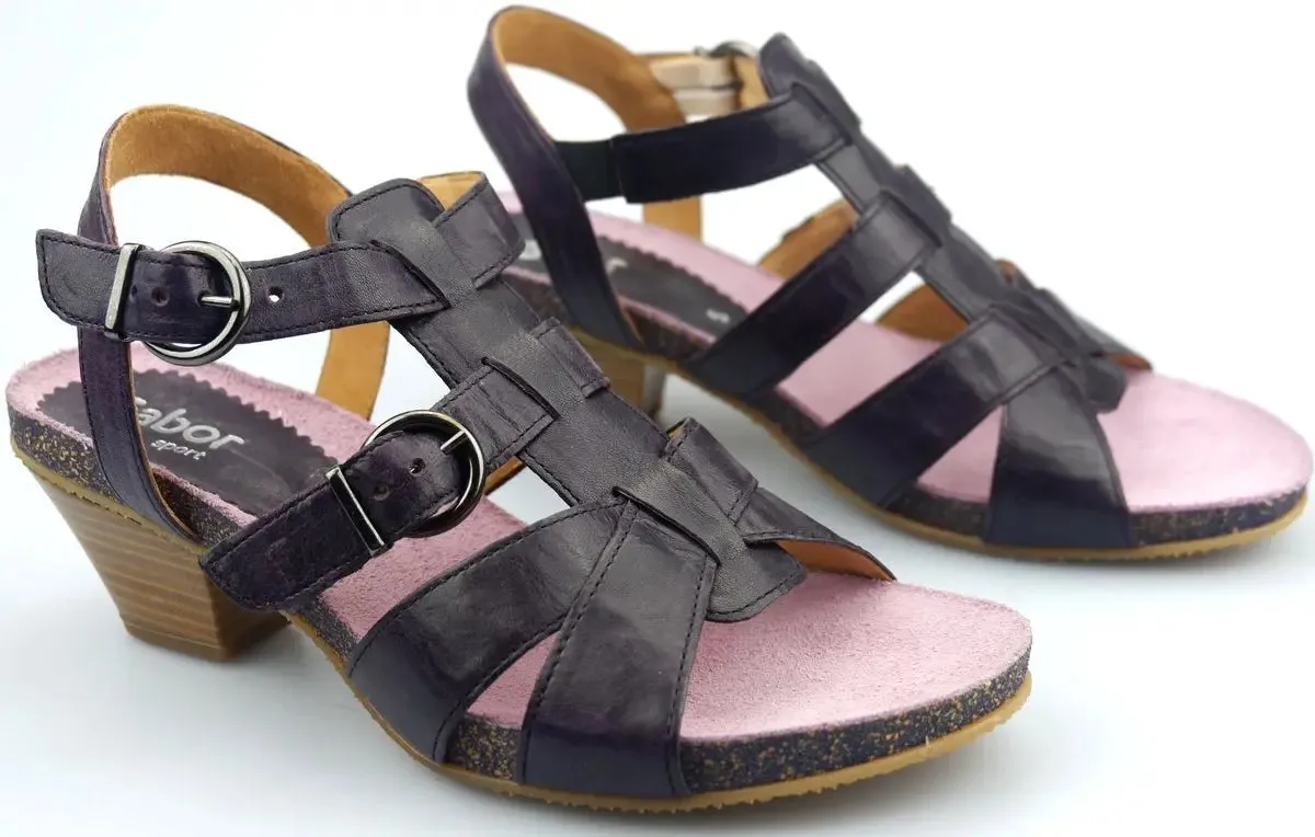 '04.822.60' women's sandaal - Purple dark