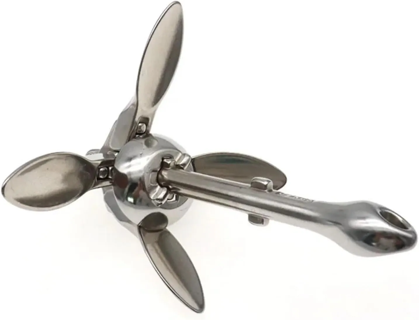 1.5 KG/0.7KG Docking Hardware Boat Folding Grapnel Anchor for Boat Marine Yacht 316 Stainless Steel Durable Deck Hardware Accessories