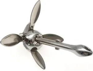 1.5 KG/0.7KG Docking Hardware Boat Folding Grapnel Anchor for Boat Marine Yacht 316 Stainless Steel Durable Deck Hardware Accessories