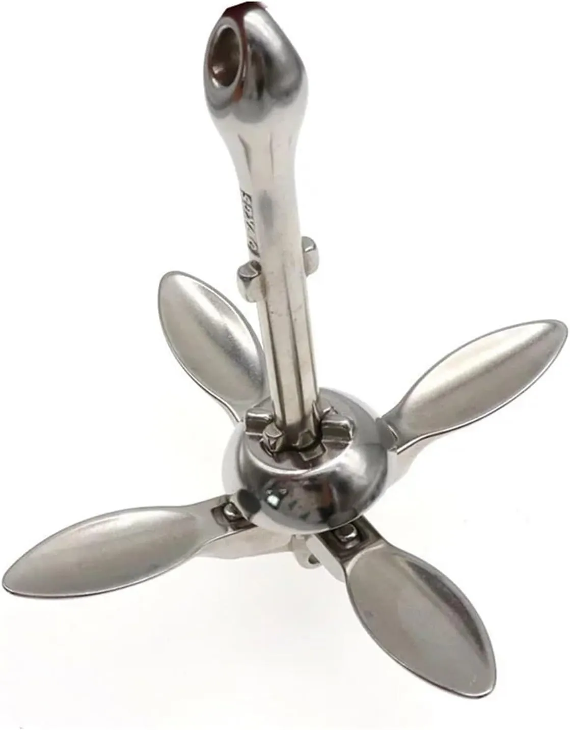 1.5/0.7/2.5/3.2kg Stainless Steel Umbrella Anchor Docking Deck Marine Hardware Boat 4-Tine Folding Grapnel Ancho Yacht Sailboat Deck Hardware Accessories