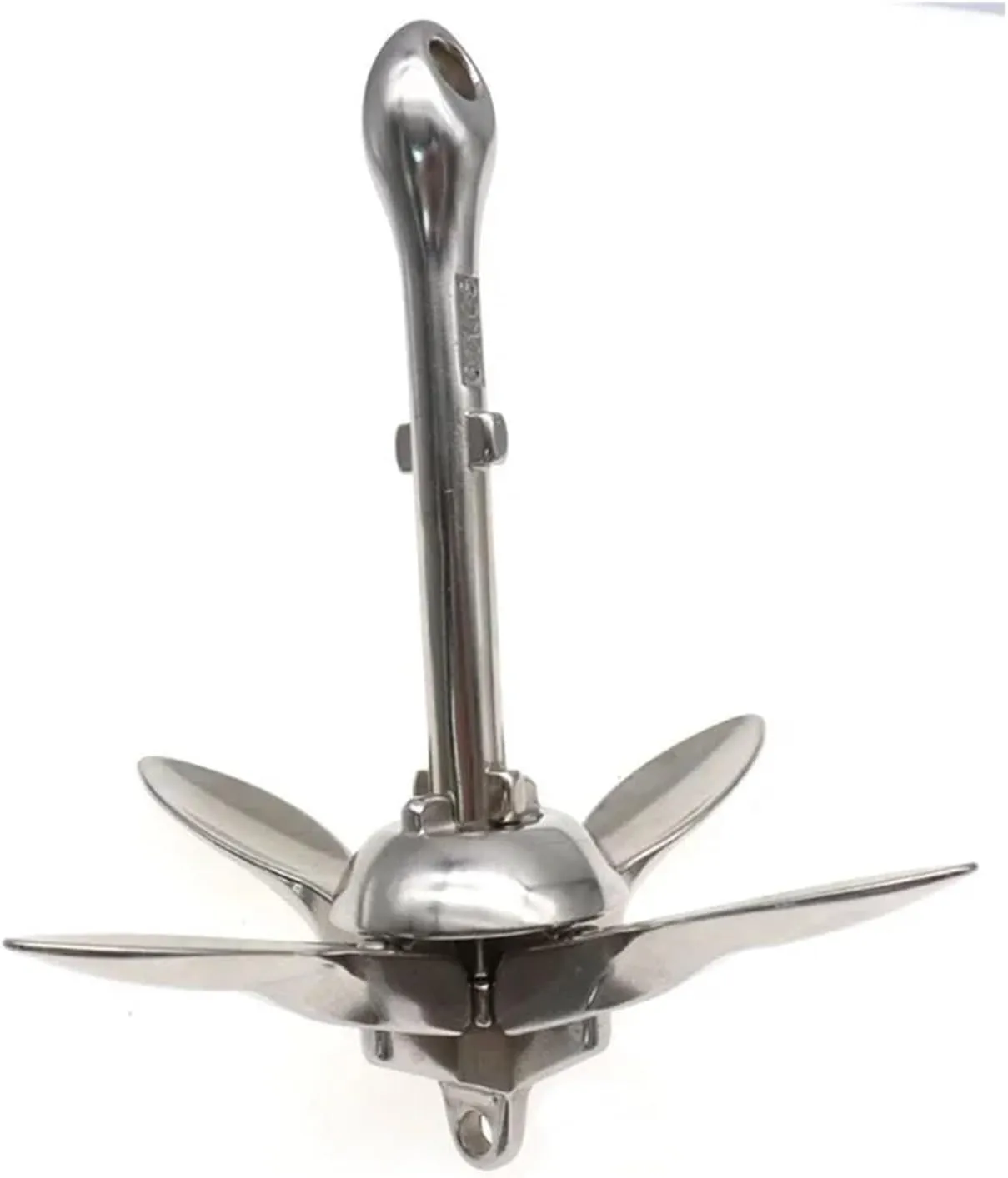 1.5/0.7/2.5/3.2kg Stainless Steel Umbrella Anchor Docking Deck Marine Hardware Boat 4-Tine Folding Grapnel Ancho Yacht Sailboat Deck Hardware Accessories