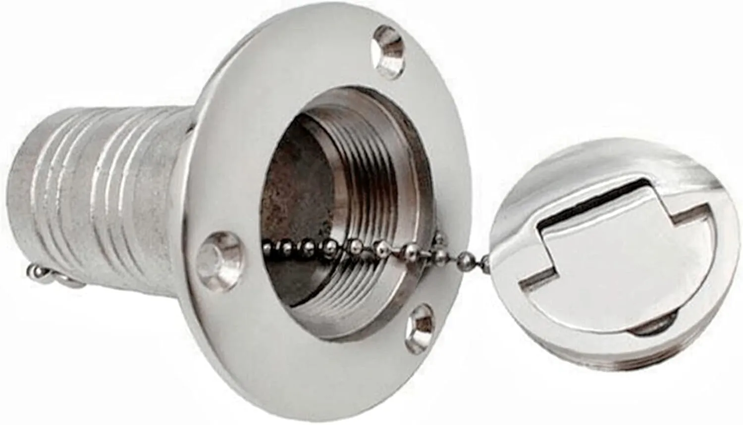 1.5" 38mm Marine Stainless steel 316 Deck Filler Fill Keyless Cap boat Hardware Accessories Socket yacht (Option: Gas, 1.5" /38mm)