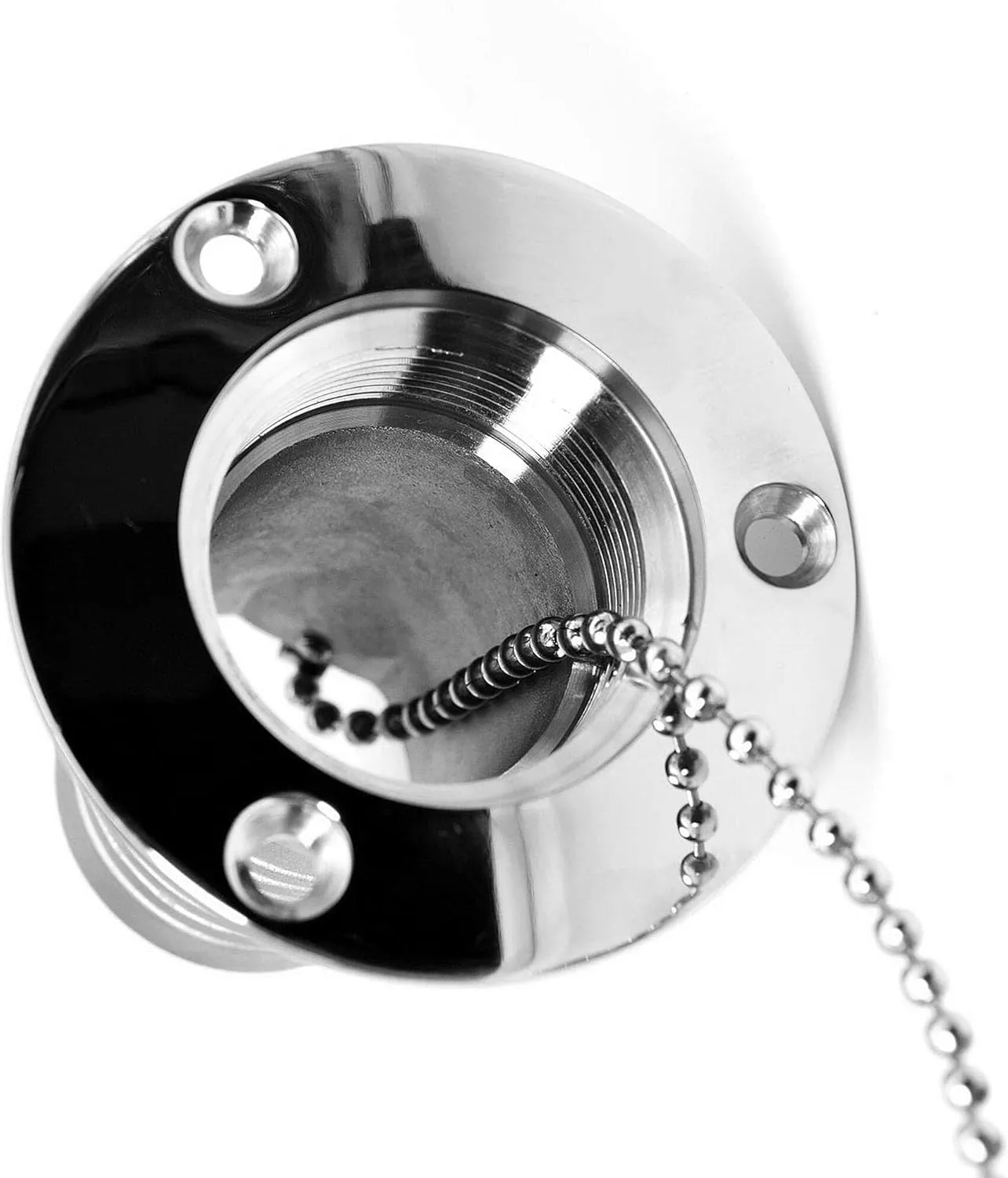 1.5" 38mm Marine Stainless steel 316 Deck Filler Fill Keyless Cap boat Hardware Accessories Socket yacht (Option: Gas, 1.5" /38mm)