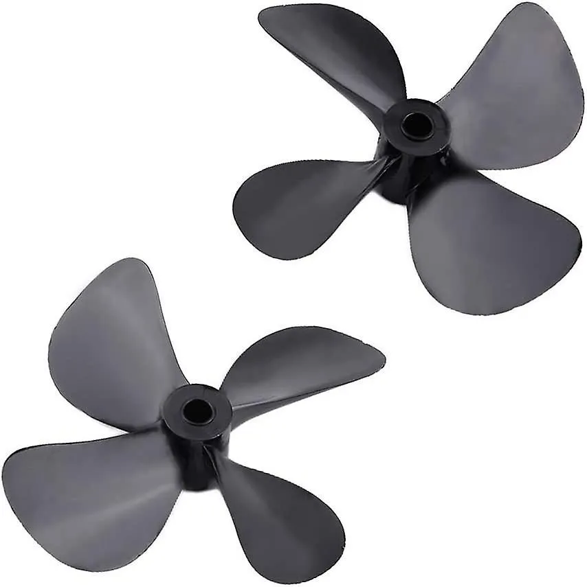 4 Blades For Rc Boat 55mm 4pcs Cw Ccw 4-blade Plastic Propeller For Rc Model