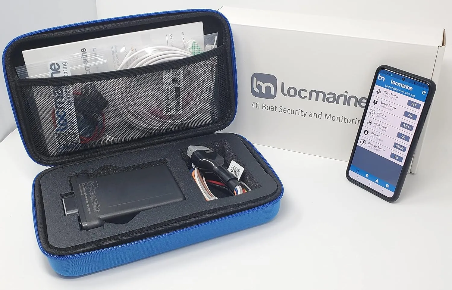 4G Boat Monitoring and Security HUB, Bilge Pump, High Water, Shore Power, Tracking, Location and Battery Voltage Real Time.