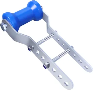4INCH/5INCH Updated Boat Trailer Rollers with Brackets Blue Keel Roller Assembly Galvanized Steel
