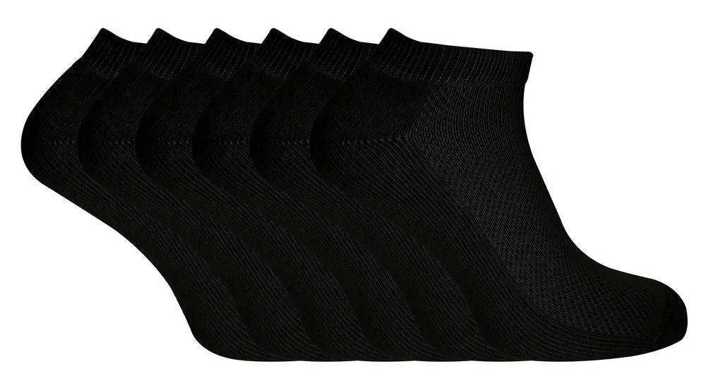 6 Pairs Bamboo Ankle Socks