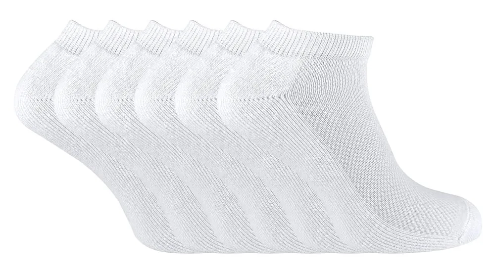 6 Pairs Bamboo Ankle Socks