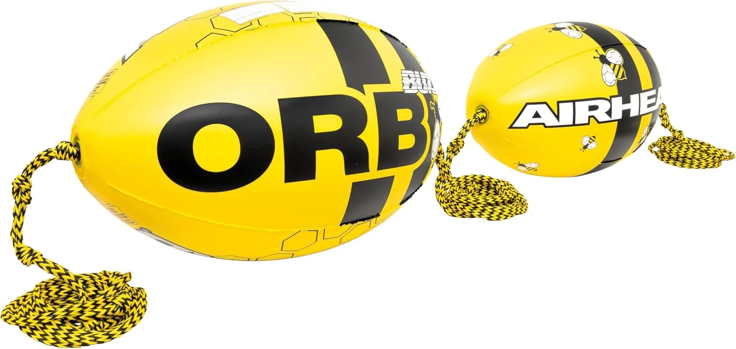 Airhead Double Orb, Towable Tube Rope Performance Ball, Works for Boating, Water-Skiing, Wakeboarding, and More, Boating and Water Sports