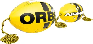 Airhead Double Orb, Towable Tube Rope Performance Ball, Works for Boating, Water-Skiing, Wakeboarding, and More, Boating and Water Sports