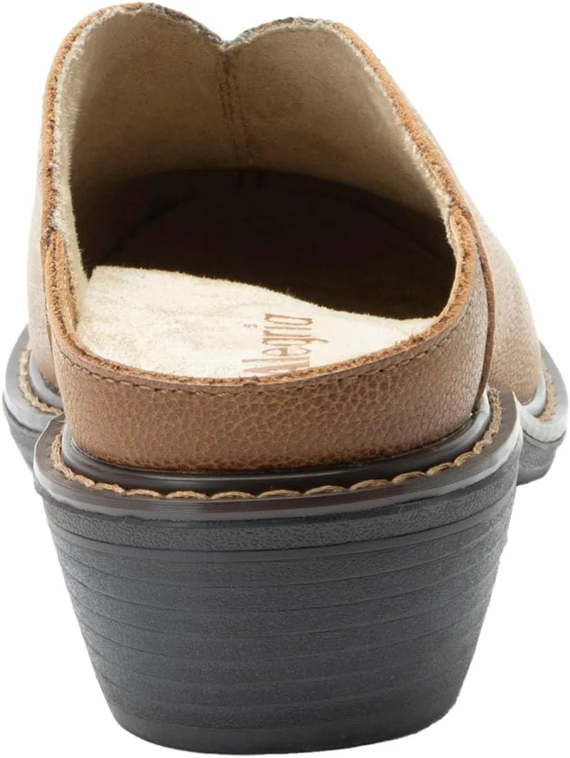 Alegria Women Michy Mule Western Open Back Leather Clog Heel