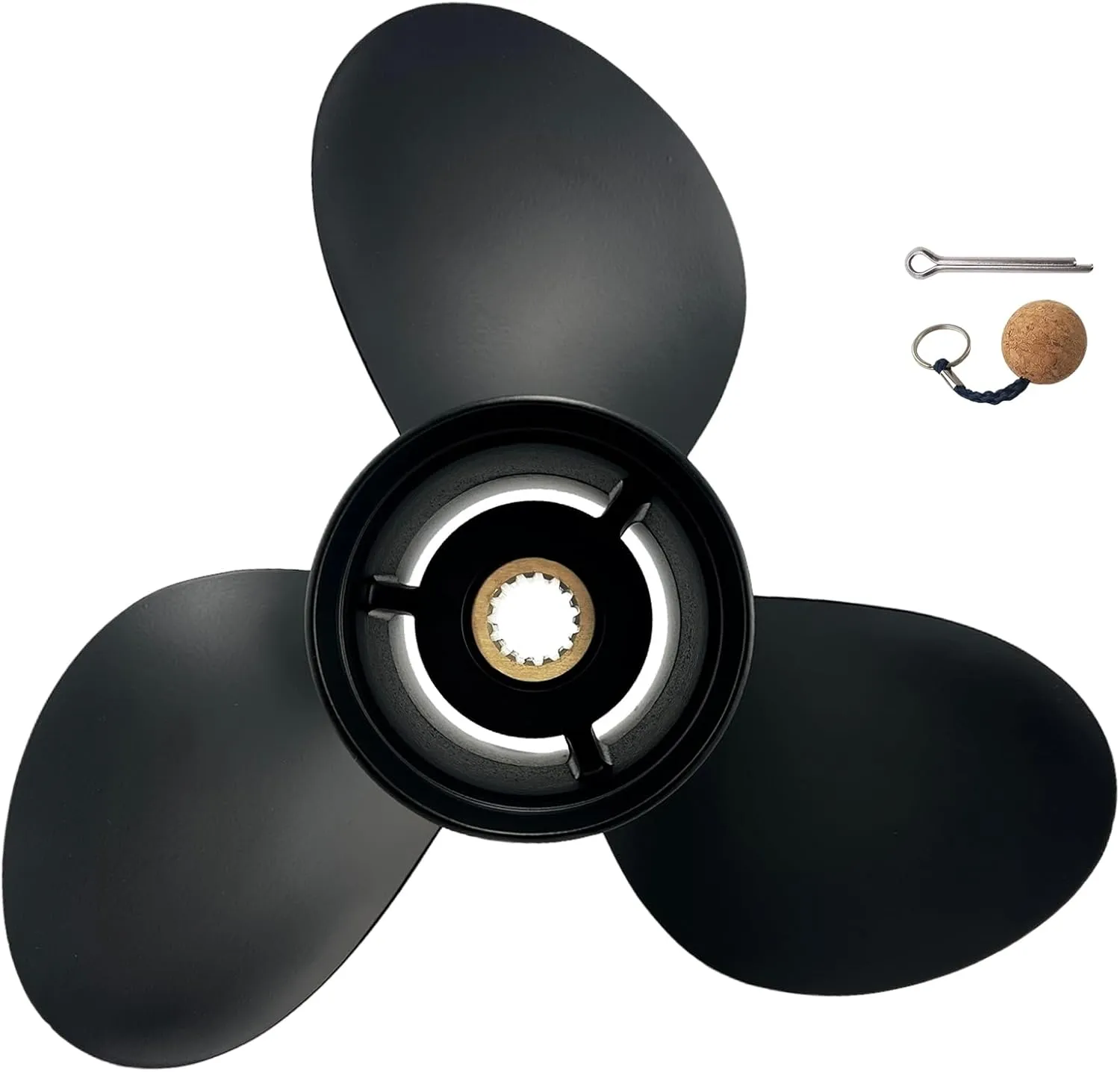 Aluminum 13.5x15 13.25x17 Boat Propeller for TOHATSU Outboard Engines | 60-140HP | 15 Spline, RH Rotation | Durable 3-Blade Design