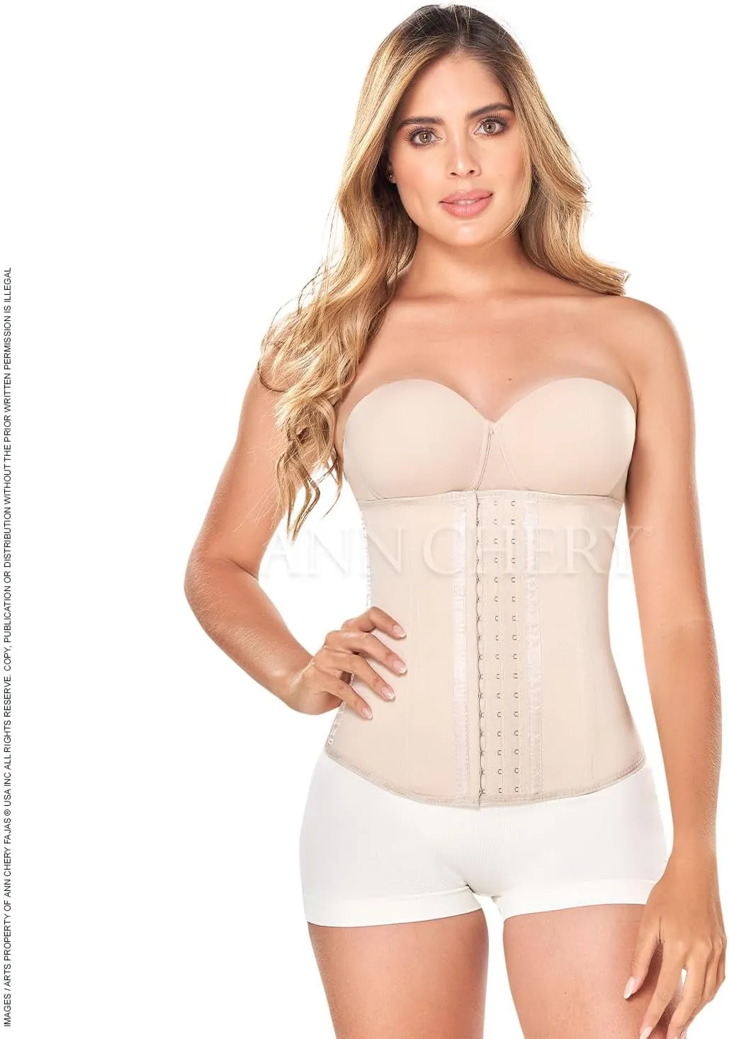Ann Chery Latex Clasica Color Beige Size M 4015