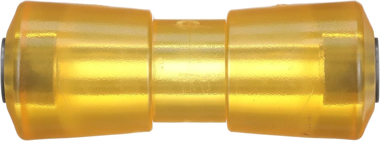 Attwood 11319-1 Boat Trailer Spool/Keel Polymer Roller Polymer, 8 Inches