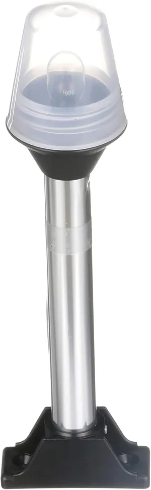 Attwood 5122-08-7 All-Round Fixed Base Navigation Light, Black Base, 8-Inch