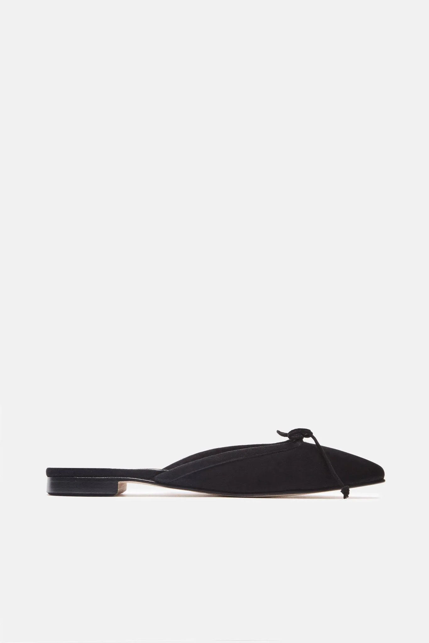 Balleri Mule - Black Suede