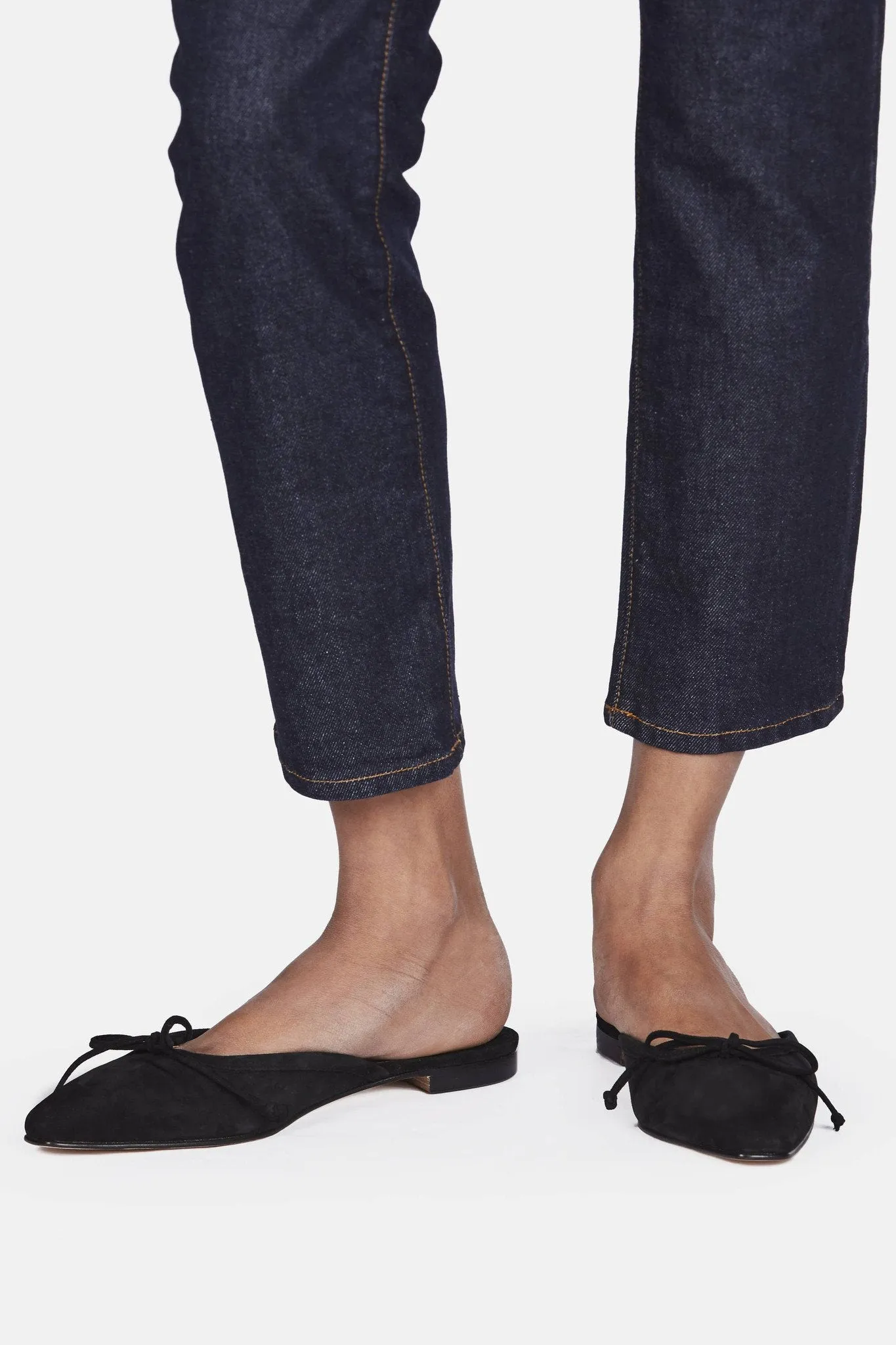 Balleri Mule - Black Suede
