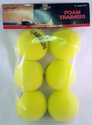 Balls): Softball Training Discount coupons Excellence Foam 0305 Softballs (6 Trainers Cheap
