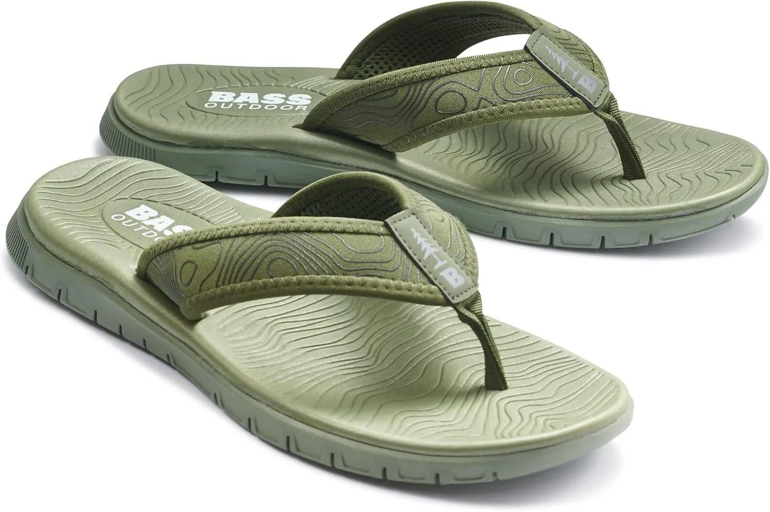 BASS OUTDOOR Men's Topo Thong Sandal Boat Shoe