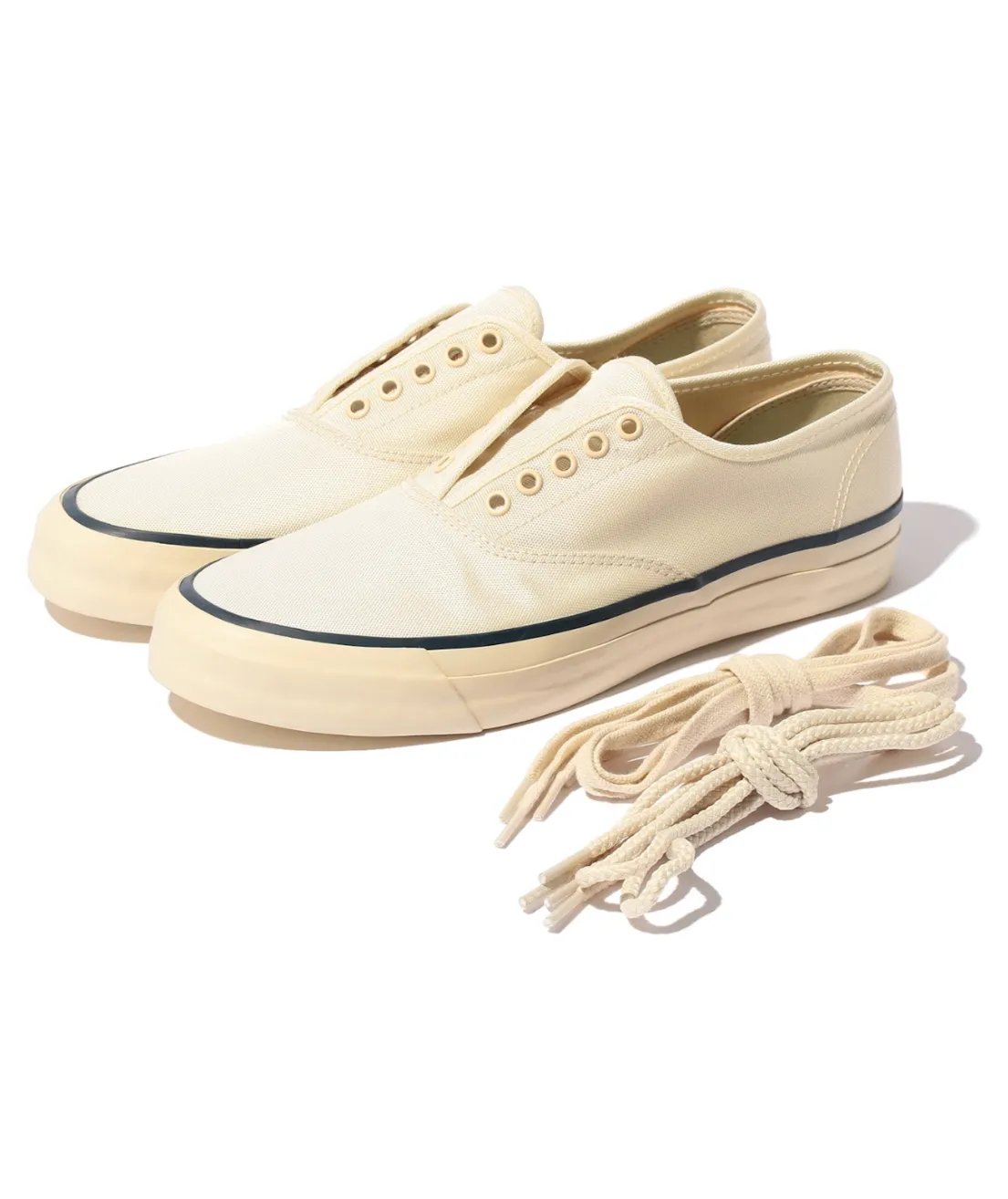 Beams Plus x Sperry MIL CVO Nylon Oxford White