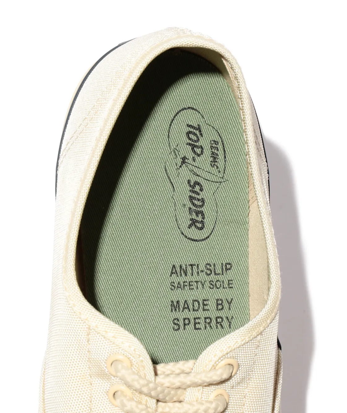 Beams Plus x Sperry MIL CVO Nylon Oxford White