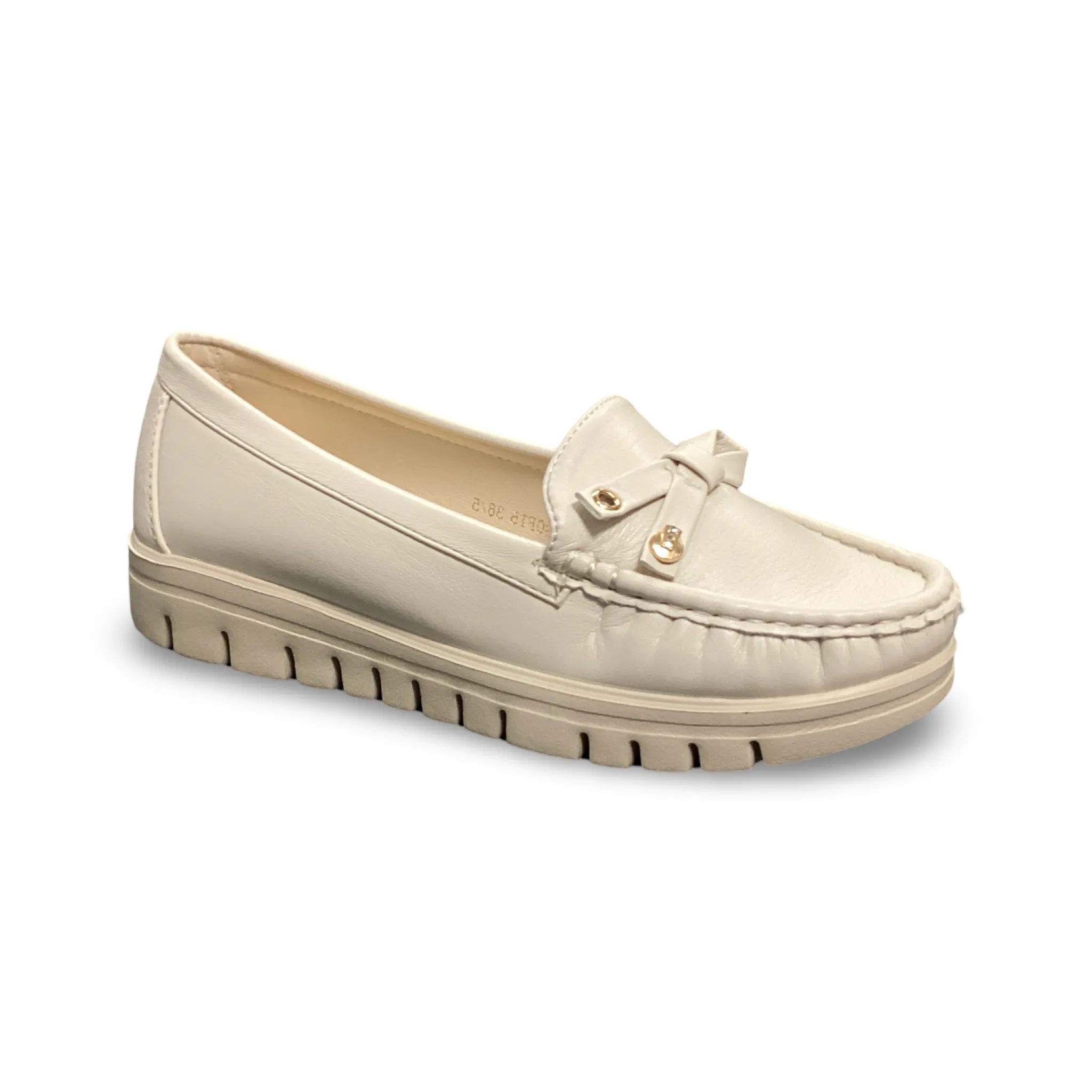 Bella Soft Ladies Platform Loafer Shoe Soft 5