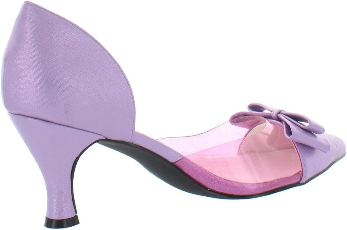 Bellini Cupcake Women's Bow Accent Closed-Toe 3 Inch D'Orsay Heels