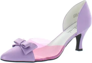 Bellini Cupcake Women's Bow Accent Closed-Toe 3 Inch D'Orsay Heels