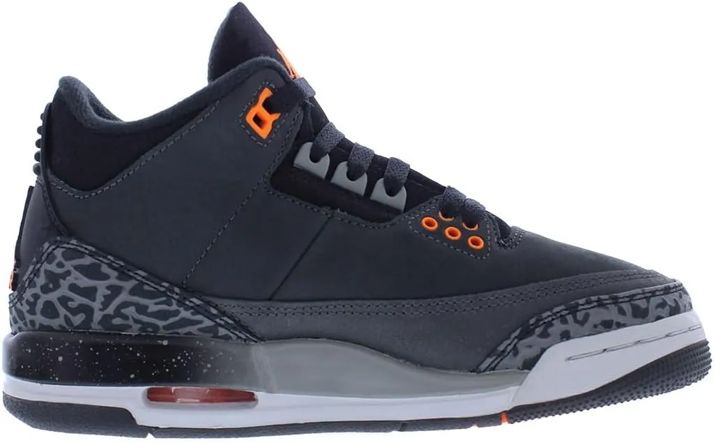 Big Kid's Air Jordan 3 Retro Summit White/Fire Red 'Cement Grey' (DM0967 106) Gradeschool GS