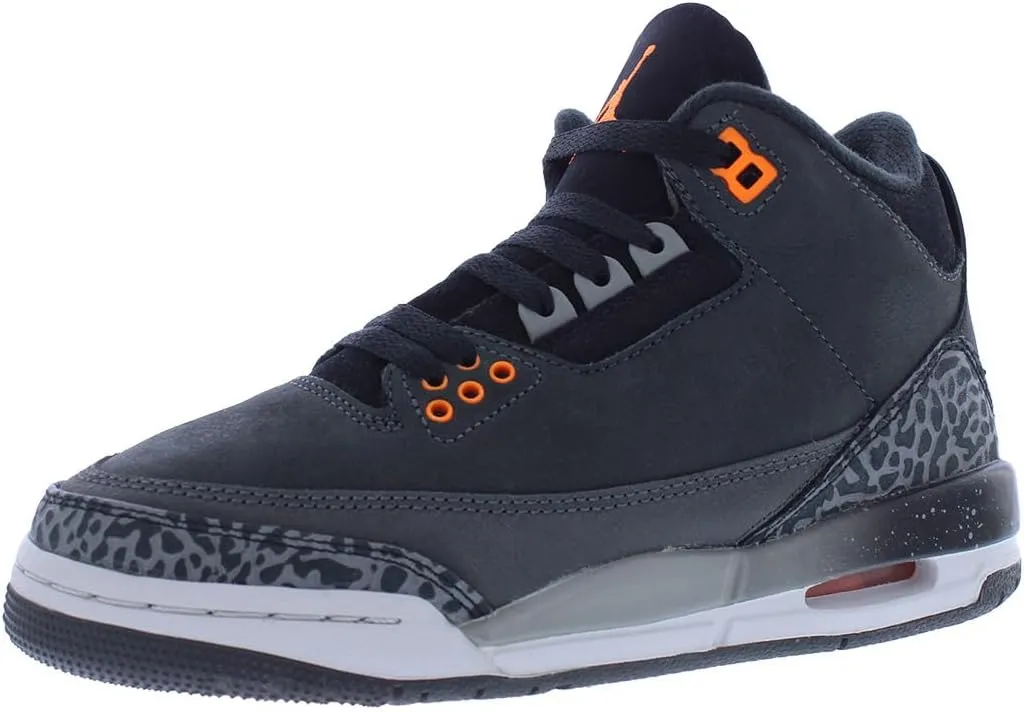 Big Kid's Air Jordan 3 Retro Summit White/Fire Red 'Cement Grey' (DM0967 106) Gradeschool GS