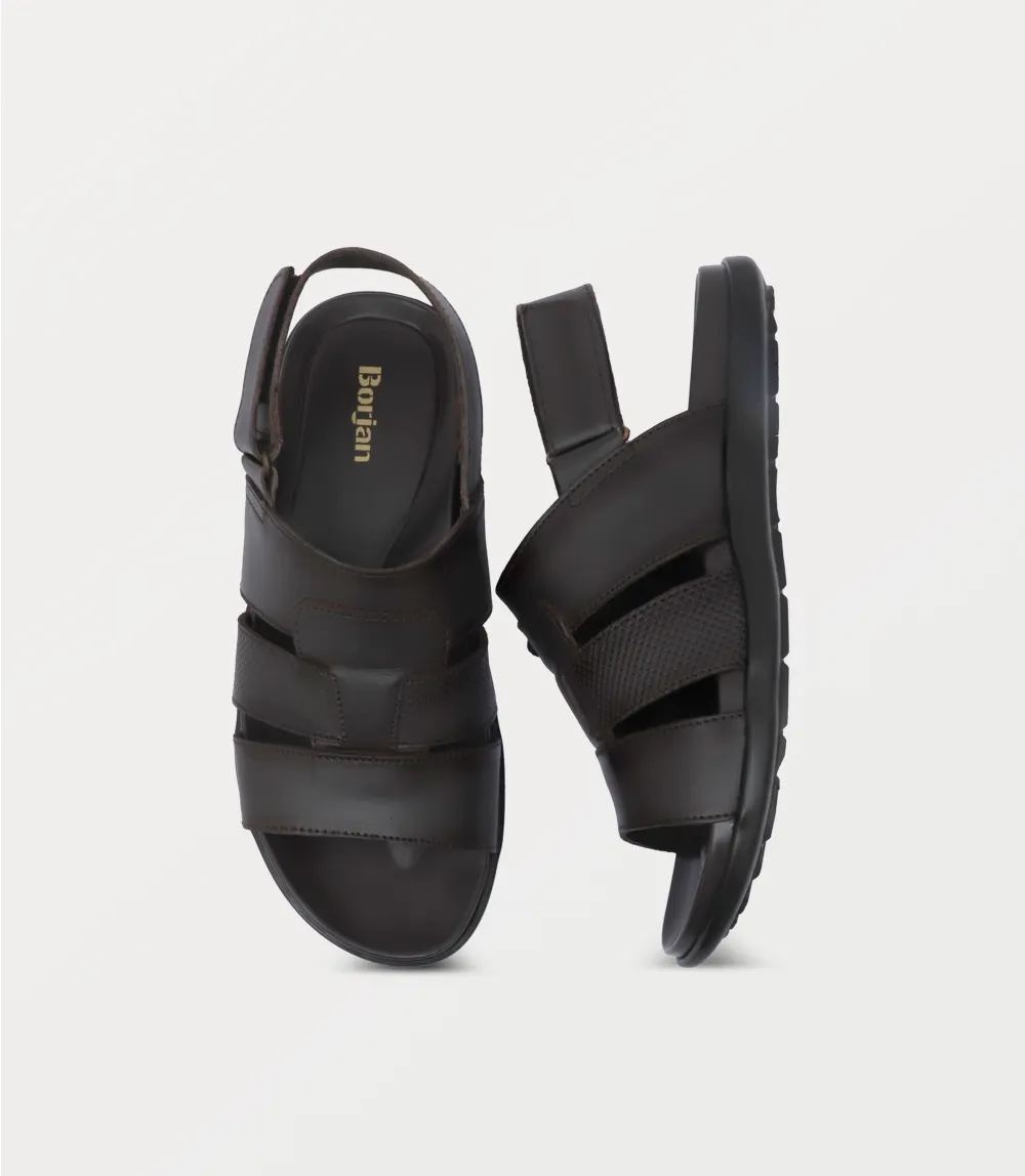 BM6942-BROWN-Men Sandal