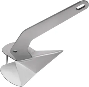 Boat Anchor 17lb/ 32lb 316 Stainless Steel Boat Anchor Winch Delta Anchor Boat Heavy Duty Triangular Anchors for Small Boat (Mud Sand Rock and Coral Conditions)