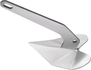 Boat Anchor Triangle Plow Anchor, 18 LBS Delta Anchor 316 Stainless Steel Wing Style Anchor Sailing Boats Anchor for Pontoon Fishing Boats