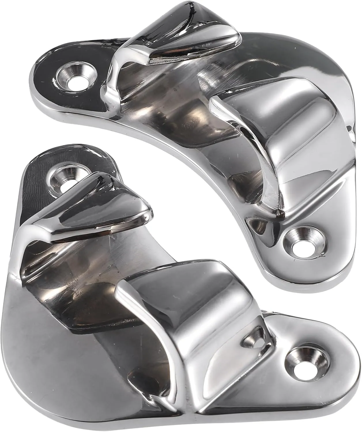 Boat Fairlead/Boat Angled Bow Chocks/Durable/Stainless Steel / 2 Pcs/Silver Tone/for Ship Yacht Boats