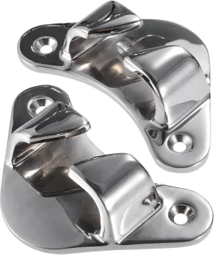 Boat Fairlead/Boat Angled Bow Chocks/Durable/Stainless Steel / 2 Pcs/Silver Tone/for Ship Yacht Boats