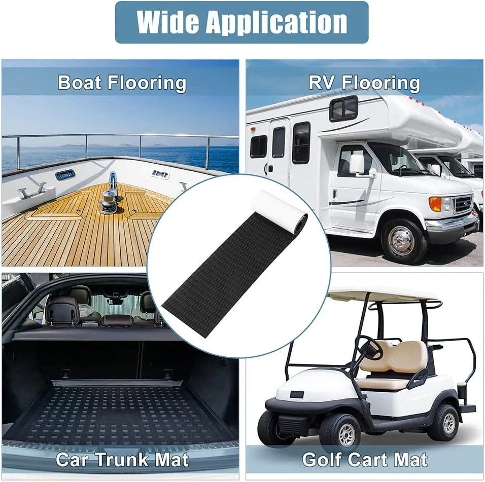 Boat Flooring EVA Foam Boat Decking Faux Teak Marine Flooring Boat Mat Boat Carpet Sheet for Motorboat RV Yacht Kayak Surfboard,Pink,120x30cm