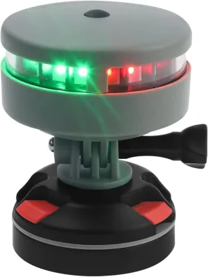 Boat Navigation LED Lights Red & Green, AAA Battery Powered, Screw or Tape Mounting for Speedboats, Fishing Boats, Ships