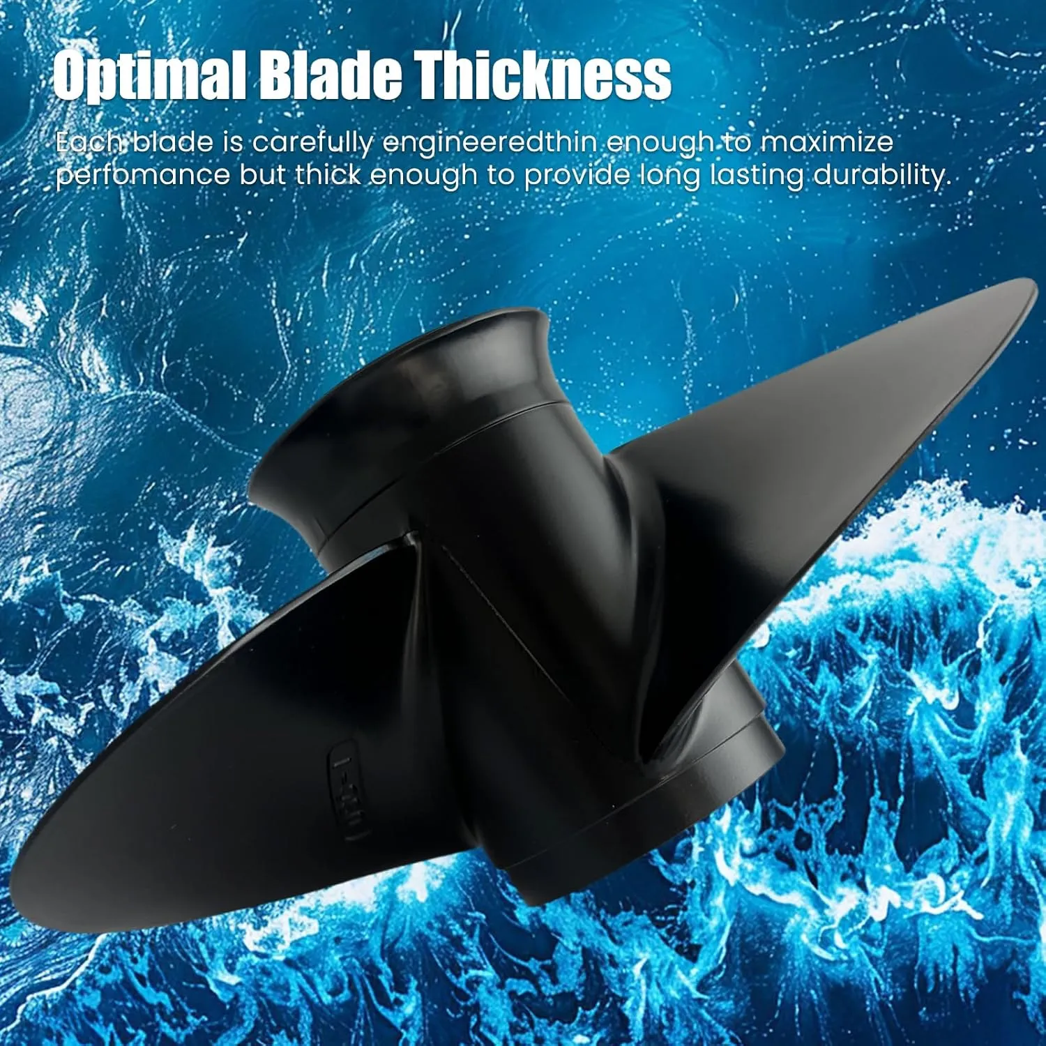 Boat Propeller for Suzuki Outboard Engine 10 Spline Tooth Aluminum Propeller 8HP 9.9HP 15HP 20HP,9 1/4x8 9 1/4x9 9 1/4x10 9 1/4x11 9 1/4x12