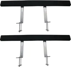 Boat Trailer Guide-ons, Adjustable 48" Boat Trailer Guide-Ons (2-Pack) – Heavy-Duty Steel, Carpet-Padded Boards, Universal Fit for Ski/Fishing/Sailboat Trailers
