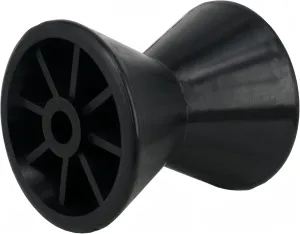 Boat Trailer Roller Parts–Sturdy Bow Roller and Stop,3Inch / 4Inch Boat Trailer Roller with Spoke Fits 1/2" Shaft,PU Marine Keel Trailer Rollers