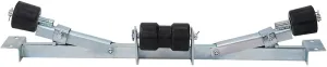 Boat Trailer Rollers, Large Load Capacity 2204lbs Boat Trailer Parts Bottom Support Bracket Boat with Keel Rollers and Adjustable Support Bracket for Boats Small Motors Sailing Boats,2204Lbs