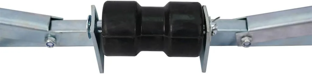 Boat Trailer Rollers, Large Load Capacity 2204lbs Boat Trailer Parts Bottom Support Bracket Boat with Keel Rollers and Adjustable Support Bracket for Boats Small Motors Sailing Boats,2204Lbs