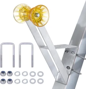 Boat Trailer Winch Seat with Roller for 2 inch and 3 inch Winch Posts，Mount for Motorboats, Fishing Boats, and Speedboats