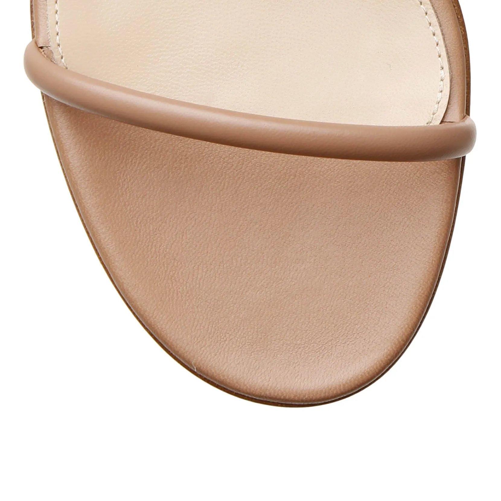 Byblos 60 dark beige leather sandals