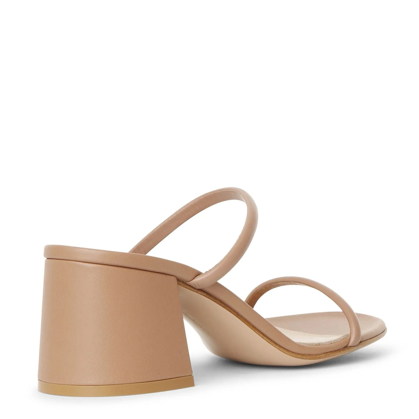 Byblos 60 dark beige leather sandals
