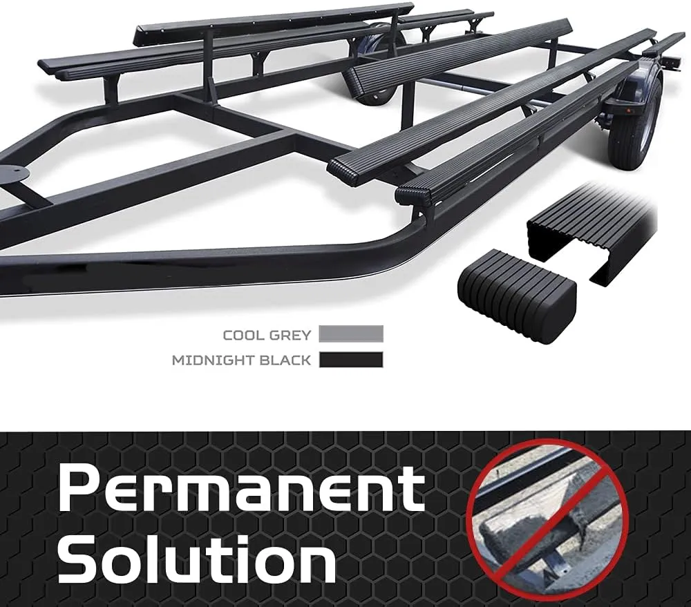 Caliber Bunk Wrap Kit 23052-BK, 16-ft Roll of 2x6-in Bunk Wrap with Endcaps, Black