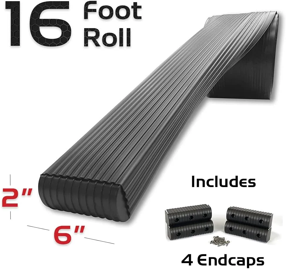 Caliber Bunk Wrap Kit 23052-BK, 16-ft Roll of 2x6-in Bunk Wrap with Endcaps, Black