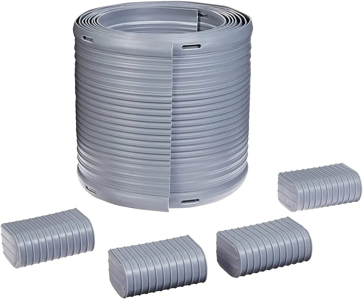 Caliber Bunk Wrap Kit 23054, 24-ft Roll of 2x4-in Bunk Wrap with Endcaps, Grey