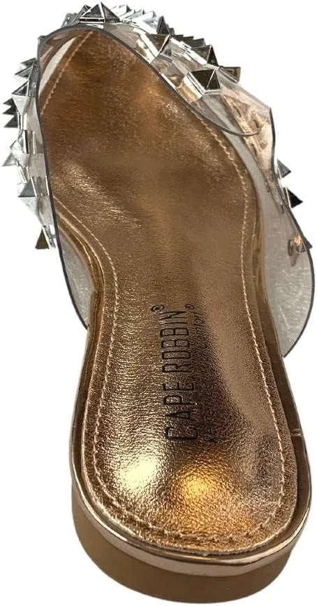 Cape Robbin Sierra Rhinestone Gem Pointy Toe Mule Flats (Sierra)